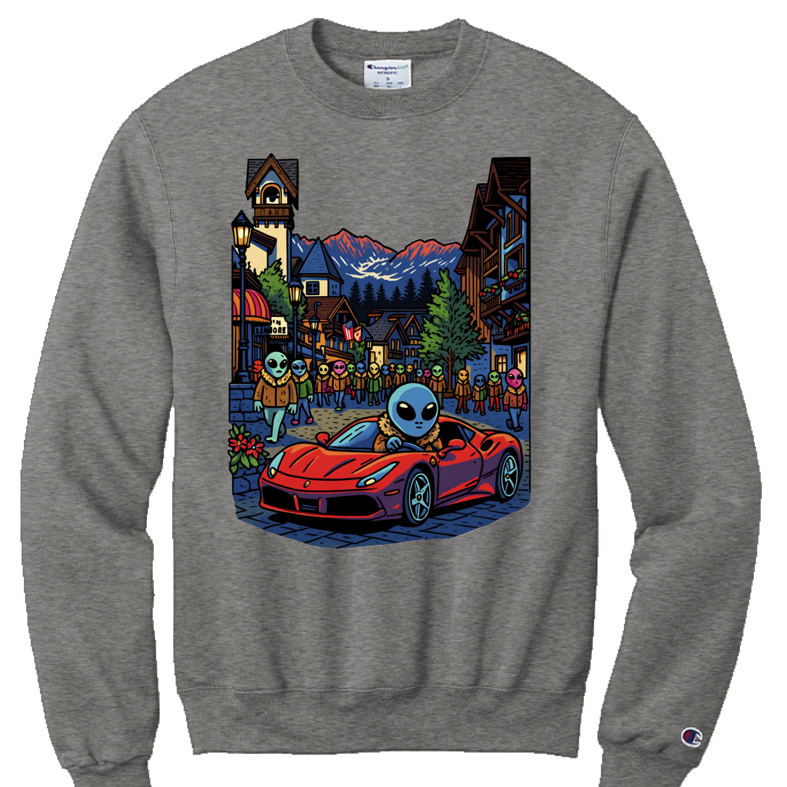 CHARCOAL HEATHER - FRONT