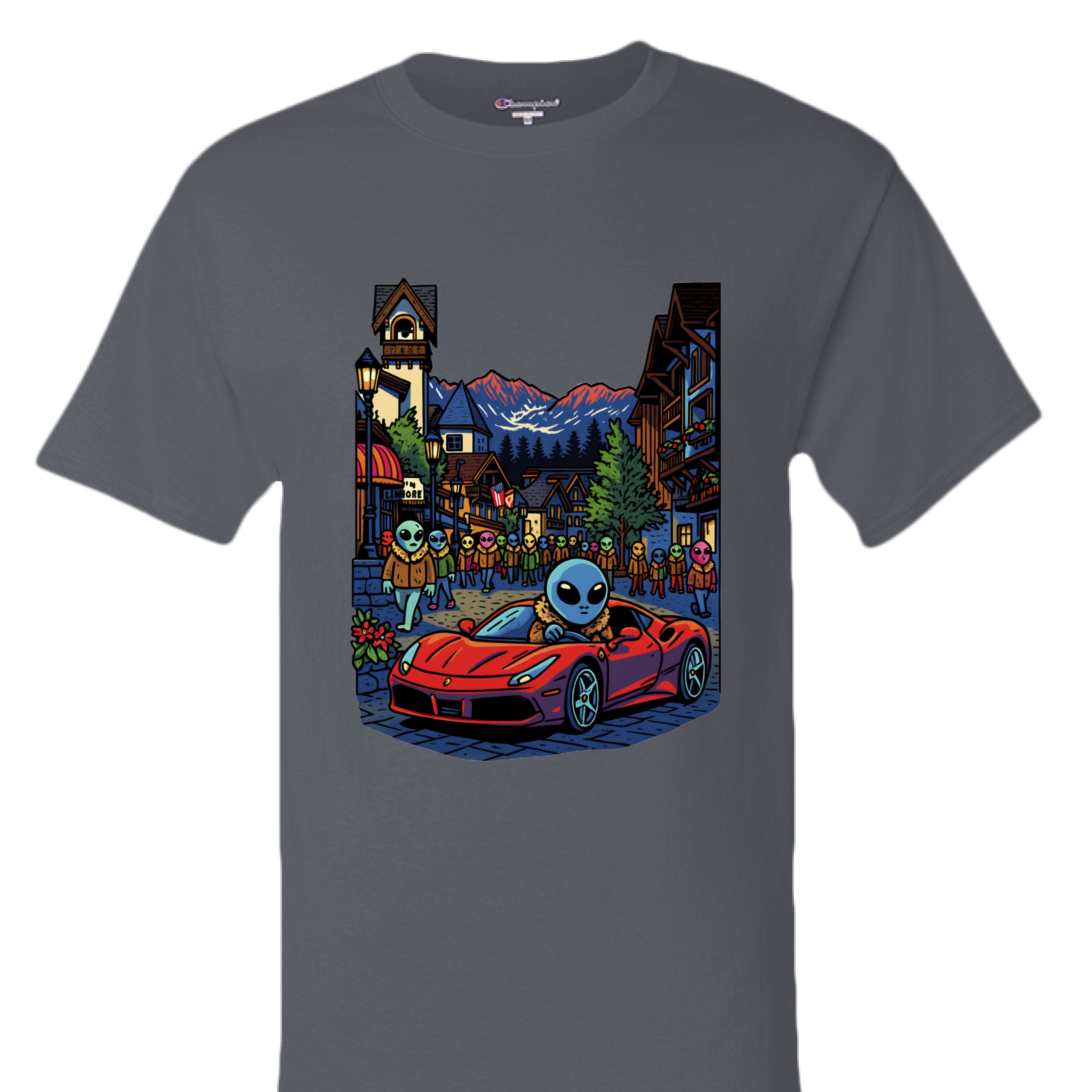 CHARCOAL HEATHER - FRONT